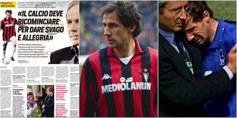 Franco Baresi, l'ultima intervista al Corriere dello Sport-Stadio: "Il Milan, Sacchi e la finale contro il Brasile"