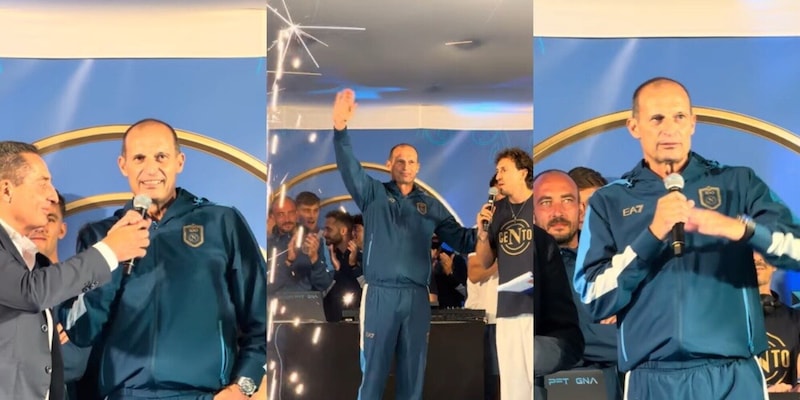 Allegri spiazzato dal coro "Chi non salta juventino &egrave;": la reazione &egrave; tutta da ridere&nbsp;