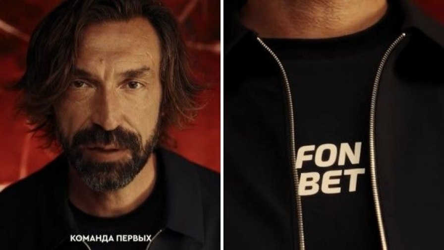 Pirlo, lo spot dello sponsor russo che lo ha fatto finire nella bufera
