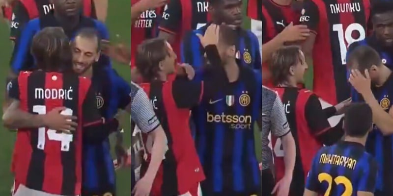 Modric scherza con Calhanoglu dopo il trapianto di capelli: il video diventa virale sui social
