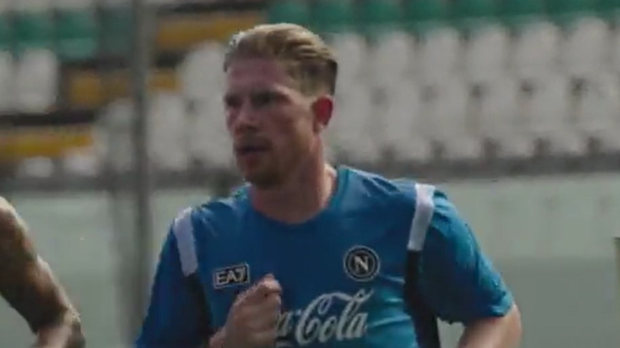 Napoli, riecco De Bruyne: primo allenamento agli ordini di Allegri 2 Napoli, riecco De Bruyne: primo allenamento agli ordini di Allegri