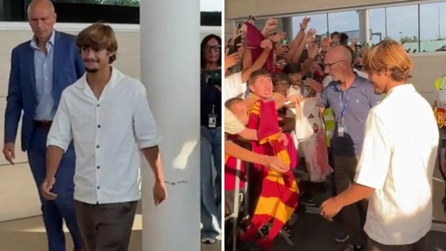 Rodrigo Mora, che accoglienza a Roma! Tifosi completamente in delirio a Ciampino 4 Rodrigo Mora, che accoglienza a Roma! Tifosi completamente in delirio a Ciampino